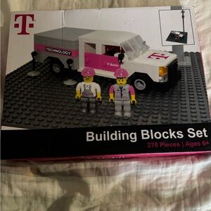 Building Blocks Set - Pink, White, and Black